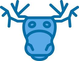 Moose Vector Icon Design