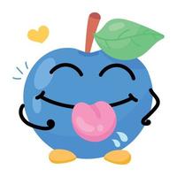 Trendy Apple Berry vector