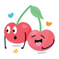 Trendy Cherries Concepts vector