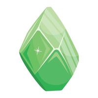 Trendy Aventurine Gem vector