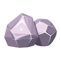 Trendy Amethyst Jewels vector