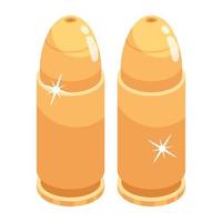 Trendy Bullets Concepts vector