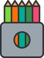 Pencil Color Vector Icon