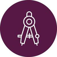 Protractor Vector Icon