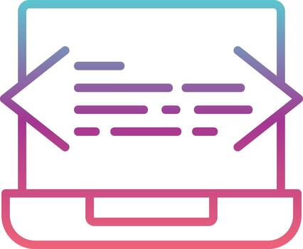 icono de vector de programación