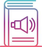 Audio Book Vector Icon