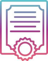 Certificate Vector Icon