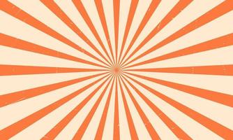 Orange vintage background with lines. Vector EPS10