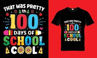 That was pretty 100 th days of school cool vector