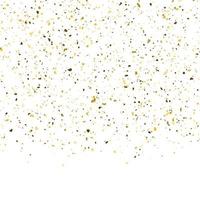 Golden glitter shine texture on a white background. Golden explosion of Confetti. Golden abstract particles on a dark background. Isolated Holiday Design elements. Vector illustration.