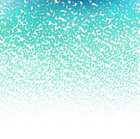 Halftone Colorful Lights Falling Dots pattern on white background, Vector illustration