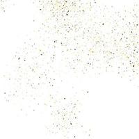 Golden glitter shine texture on a white background. Golden explosion of Confetti. Golden abstract particles on a light background. Isolated Holiday Design elements. Vector illustration.