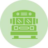 School Bus Vector Icon