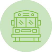 School Bus Vector Icon