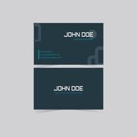 Modern simple business card template vector