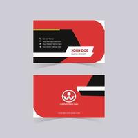 Modern simple business card template vector