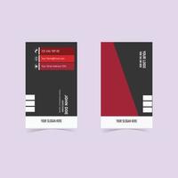 Modern simple business card template vector