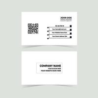 Modern simple business card template vector