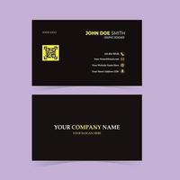 Modern simple business card template vector