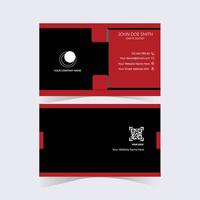 Modern simple business card template vector