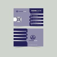 Modern simple business card template vector