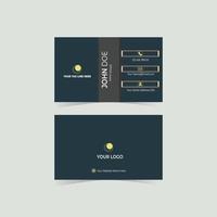 Modern simple business card template vector