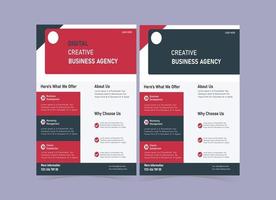 Minimal Poster Brochure Flyer design Layout background vector template A4