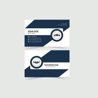 Modern simple business card template vector