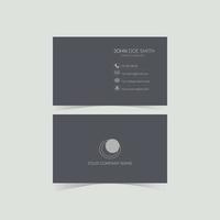 Modern simple business card template vector