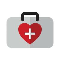 first aid  flat icons vector