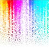 Halftone Colorful Lights Falling Dots pattern on white background, Vector illustration