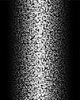 Gradient Dotted Background on Black. Vertical Dotwork pattern background. Vector Illustration.