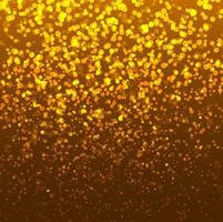 Abstract light effects. Sparkle light particles glowing on dark vector