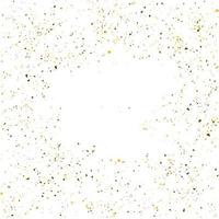 Golden glitter shine texture on a white background. Golden explosion of Confetti. Golden abstract particles on a light background. Isolated Holiday Design elements. Vector illustration.