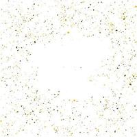 Golden glitter shine texture on a white background. Golden explosion of Confetti. Golden abstract particles on a light background. Isolated Holiday Design elements. Vector illustration.