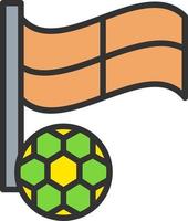 Offside Flag Vector Icon