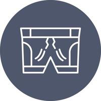 Football Shorts Vector Icon