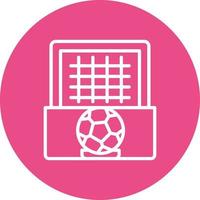 Penalty Kick Vector Icon