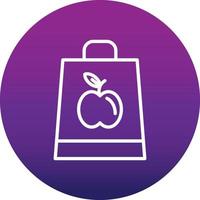 Food Bag Vector Icon