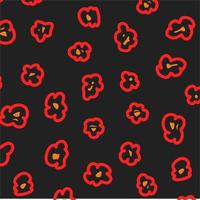 Popcorn pattern for packaging snacks. doodle popcorn. Popcorn fluffy flakes pattern. Popcorn Background pattern. vector