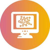 Virus Lcd Vector Icon