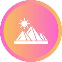Pyramid Vector Icon