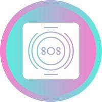 Emergency Button Vector Icon
