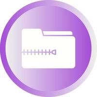 Zip File Vector Icon