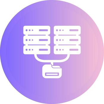 icono de vector de base de datos