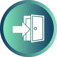 Exit Door Vector Icon