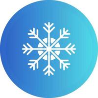 icono de vector de copo de nieve