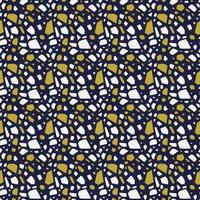 Terrazzo italian floor seamless pattern vector