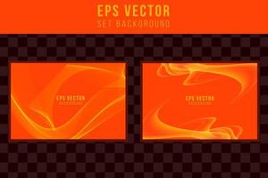 Abstract orange and yellow geometric background. Dynamic shapes composition. Background design for posters. Vector illustration