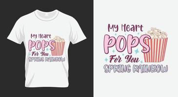 My Heart Pops Valentines Day SVG vector